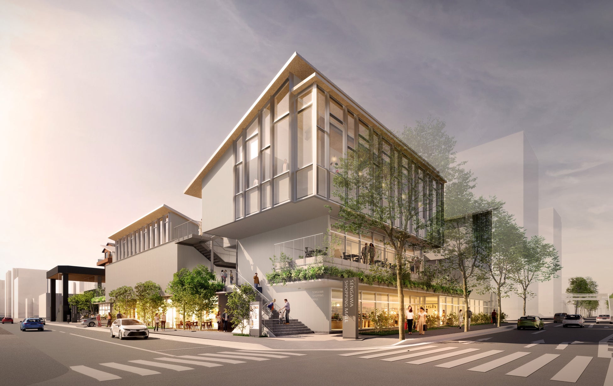 フォレストスクエア仙川、2025年12月9日開業－京王線仙川駅前に複合